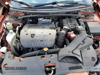 2011 Mitsubishi Lancer GTS with VIN JA32U8FW6BU011215, listed as a Copart auction lot 86357004 with 128,577 mi miles and Salvage Title. Bid and sale history available at carsss.com. Image 11.