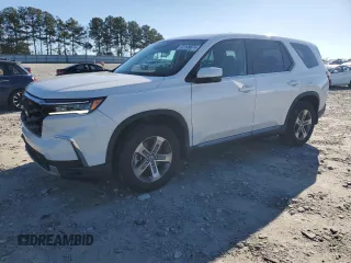 2023 Honda Pilot EX-L 8 Passenger with VIN 5FNYG2H49PB011916, listed as a Copart auction lot 87109874 with 12,461 mi miles and Salvage Title. Bid and sale history available at carsss.com. Image 1.
