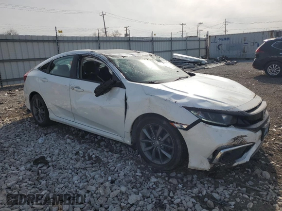 2019 Honda Civic EX-L z VIN 19XFC1F76KE005063, wystawiony jako Copart lot #53252115 z przebiegiem 87 758 mil mil oraz Szkoda całkowita • Salvage title. Historia ofert i sprzedaży dostępna na DreamBid. Obrazek 4.