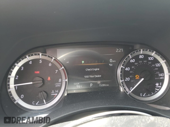2024 Toyota Highlander LE with VIN 5TDKDRAH5RS050859, listed as a Copart auction lot 61609205 with 15,284 mi miles and Salvage title. Bid and sale history available at DreamBid. Image 9.