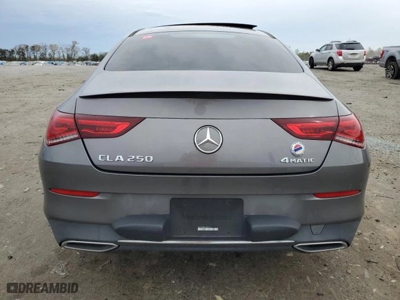 2020 Mercedes-Benz CLA with VIN WDD5J4HB4LN060182, listed as a Copart auction lot 51878455 with 0 mi miles and Clean Title. Bid and sale history available at carsss.com. Image 6.