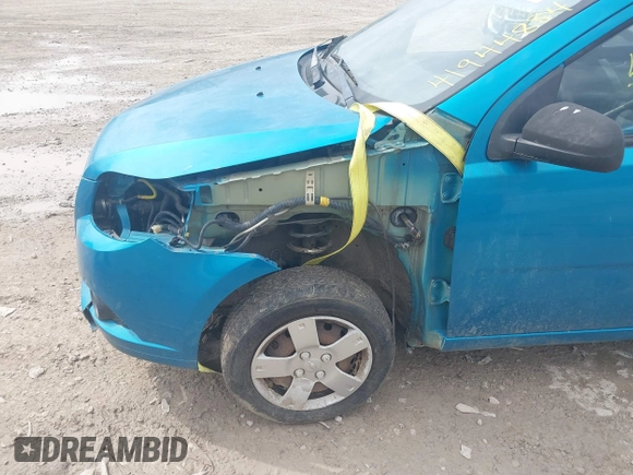 2009 Chevrolet Aveo 1LT with VIN KL1TD66E29B359012, listed as a IAAI auction lot 41944884 with 126,014 mi miles and . Bid and sale history available at DreamBid. Image 17.