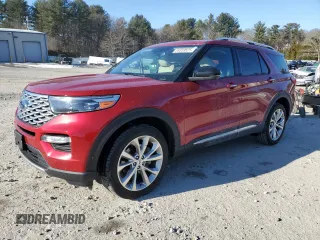 2021 Ford Explorer Platinum with VIN 1FM5K8HC4MGA00511, listed as a Copart auction lot 89359525 with 46,886 mi miles and Salvage Title. Bid and sale history available at carsss.com. Image 1.
