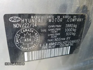 2015 Hyundai Elantra GT GL with VIN KMHD25LH2FU246037, listed as a Copart auction lot 71084404 with 137,573 mi miles and Salvage Title. Bid and sale history available at carsss.com. Image 12.