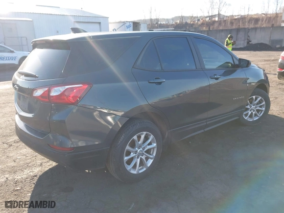 2020 Chevrolet Equinox LS with VIN 3GNAXSEV4LS504720, listed as a IAAI auction lot 41836052 with 110,627 mi miles. Bid and sale history available at carsss.com. Image 4.