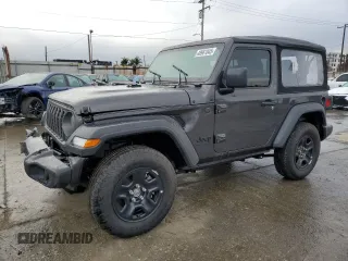 2024 Jeep Wrangler Willys with VIN 1C4PJXAG6RW368774, listed as a Copart auction lot 48961045 with 1,191 mi miles and Salvage title. Bid and sale history available at DreamBid. Image 1.