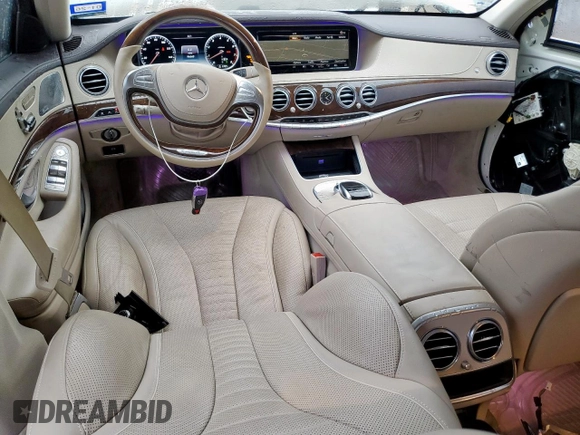 2015 Mercedes-Benz S 550 with VIN WDDUG8CB2FA135966, listed as a Copart auction lot 62908865 with 94,640 mi miles and Salvage title. Bid and sale history available at DreamBid. Image 8.
