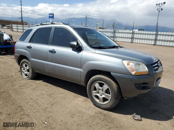 2007 Kia Sportage LX with VIN KNDJF724277378611, listed as a Copart auction lot 51516305 with 150,856 mi miles and Salvage Title. Bid and sale history available at carsss.com. Image 4.