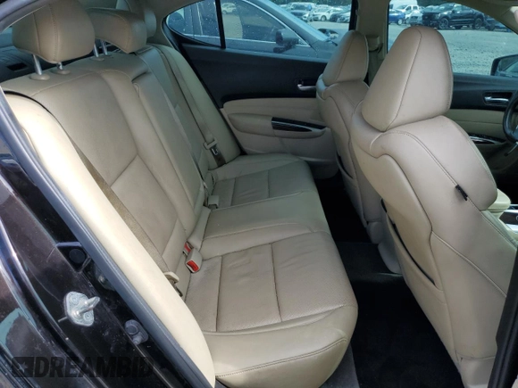 2015 Acura TLX V6 Advance with VIN 19UUB2F7XFA015315, listed as a Copart auction lot 58861154 with 88,858 mi miles and Salvage Title. Bid and sale history available at carsss.com. Image 10.