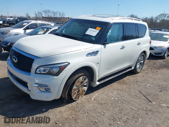 2016 Infiniti QX80 with VIN JN8AZ2NC2G9402766, listed as a IAAI auction lot 41769692 with 188,935 mi miles and . Bid and sale history available at DreamBid. Image 18.