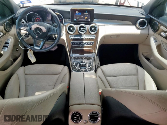 2018 Mercedes-Benz C 300 with VIN 55SWF4JB6JU245144, listed as a Copart auction lot 61415265 with 81,515 mi miles and Salvage title. Bid and sale history available at DreamBid. Image 8.