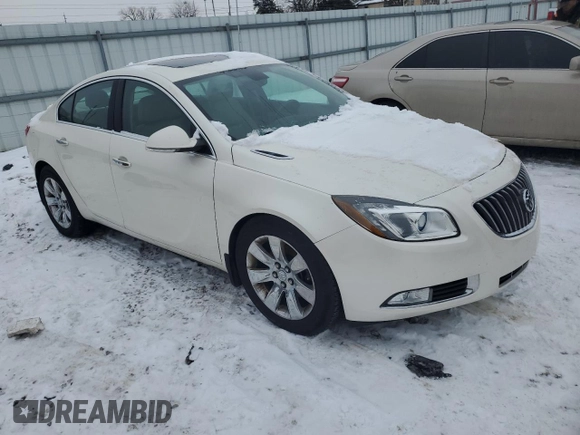 2013 Buick Regal Turbo Premium 2 z VIN 2G4GT5GV3D9243684, wystawiony jako Copart lot #80616114 z przebiegiem 149 174 mil mil oraz Szkoda całkowita • Salvage title. Historia ofert i sprzedaży dostępna na DreamBid. Obrazek 4.