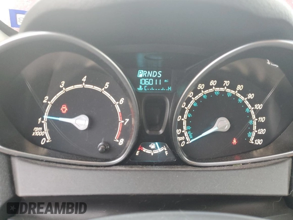 2017 Ford Fiesta Titanium with VIN 3FADP4FJ9HM102397, listed as a Copart auction lot 80921684 with 106,011 mi miles and Salvage Title. Bid and sale history available at DreamBid. Image 9.