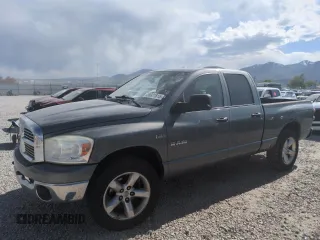 2008 Dodge 1500 SLT z VIN 1D7HU18238S616056, wystawiony jako Copart lot #58031815 z przebiegiem 228 633 mil mil oraz Czysty tytuł • Clean title. Historia ofert i sprzedaży dostępna na DreamBid. Obrazek 1.