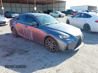 2017 Lexus IS 200t with VIN JTHBA1D2XH5041837, listed as a IAAI auction lot 41973345 with 79,850 mi miles and . Bid and sale history available at DreamBid. Image 1.