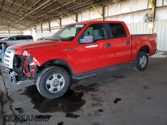 2011 Ford F-150 XL with VIN 1FTFW1EF2BKD60292, listed as a Copart auction lot 53454125 with 158,361 mi miles and Salvage title. Bid and sale history available at DreamBid. Image 1.