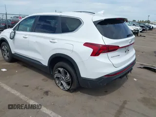 2021 Hyundai Santa Fe SE with VIN 5NMS1DAJ9MH326387, listed as a IAAI auction lot 42004152 with 48,836 mi miles. Bid and sale history available at carsss.com. Image 3.