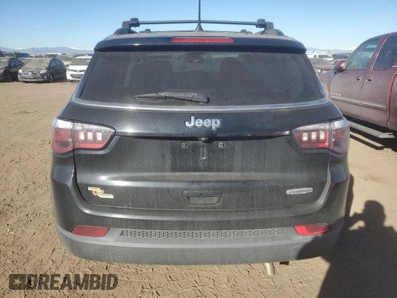 2018 Jeep Compass Latitude with VIN 3C4NJCBB0JT204773, listed as a Copart auction lot 46522105 with 91,304 mi miles and Non Repairable. Bid and sale history available at carsss.com. Image 6.