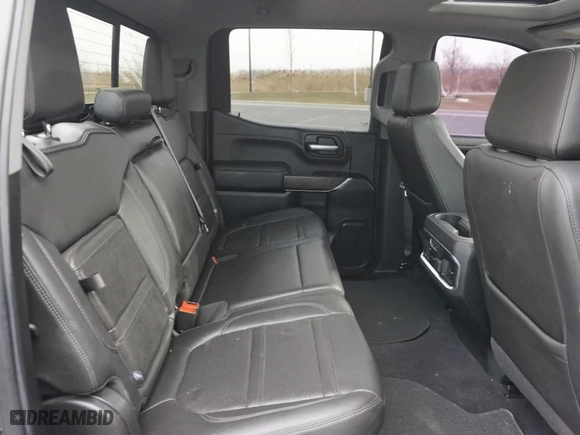 2020 GMC Sierra 1500 Denali with VIN 1GTU9FEL6LZ119443, listed as a Copart auction lot 44381815 with 55,124 mi miles and Salvage Title. Bid and sale history available at carsss.com. Image 6.