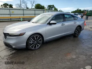 2024 Honda Accord Touring z VIN 1HGCY2F83RA057400, wystawiony jako Copart lot #56412605 z przebiegiem 11 543 mil mil oraz Szkoda całkowita • Salvage title. Historia ofert i sprzedaży dostępna na DreamBid. Obrazek 1.