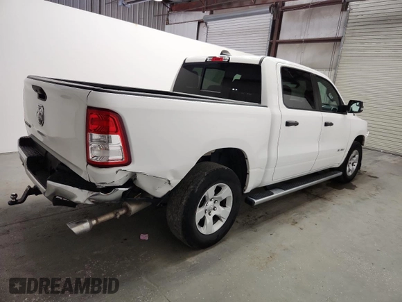 2023 Ram 1500 Big Horn with VIN 1C6RREFT3PN600320, listed as a Copart auction lot 60050845 with 51,734 mi miles and Non repairable. Bid and sale history available at DreamBid. Image 3.