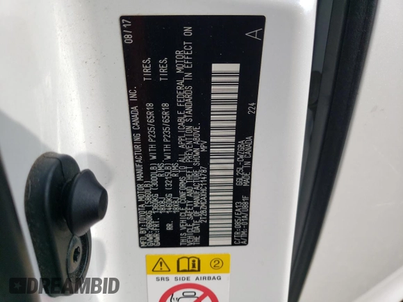 2017 Lexus RX 350 with VIN 2T2BZMCAXHC114787, listed as a Copart auction lot 51338895 with 130,895 mi miles and Salvage Title. Bid and sale history available at DreamBid. Image 13.