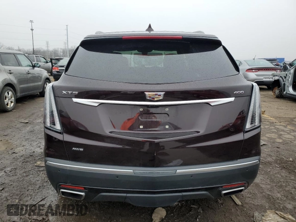 2021 Cadillac XT5 AWD Sport with VIN 1GYKNGRS4MZ123061, listed as a Copart auction lot 84488624 with 36,737 mi miles and Clean title. Bid and sale history available at DreamBid. Image 6.