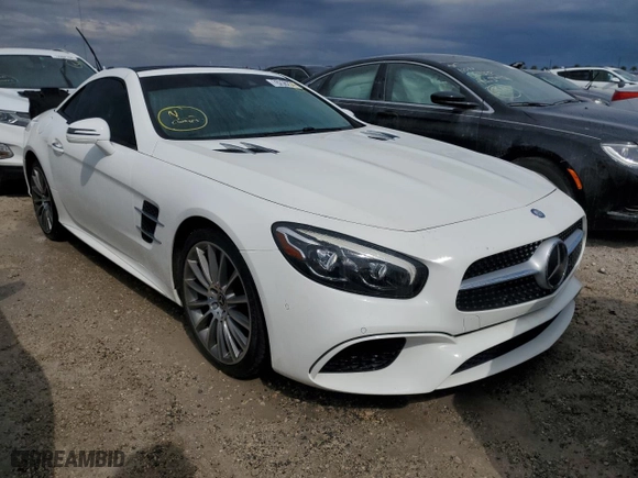 2017 Mercedes-Benz SL with VIN WDDJK6GA9HF048658, listed as a Copart auction lot 76256234 with NaN miles and Salvage Title. Bid and sale history available at carsss.com. Image 4.