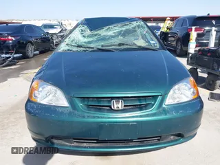 2001 Honda Civic LX with VIN 1HGEM21551L111533, listed as a IAAI auction lot 41801139 with 253,497 mi miles. Bid and sale history available at carsss.com. Image 12.