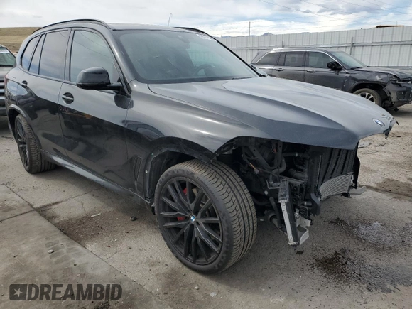 2021 BMW X5 xDrive40i with VIN 5UXCR6C05M9E56869, listed as a Copart auction lot 49317665 with 50,229 mi miles and Salvage title. Bid and sale history available at DreamBid. Image 4.