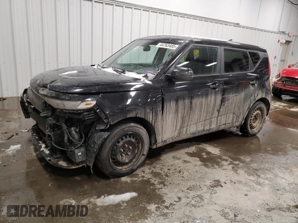 2020 Kia Soul LX with VIN KNDJ23AU2L7029657, listed as a Copart auction lot 44763485 with 0 mi miles and Salvage Title. Bid and sale history available at carsss.com. Image 1.