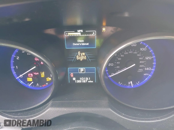 2019 Subaru Legacy with VIN 4S3BNAB63K3034212, listed as a IAAI auction lot 41937269 with 139,187 mi miles. Bid and sale history available at carsss.com. Image 7.