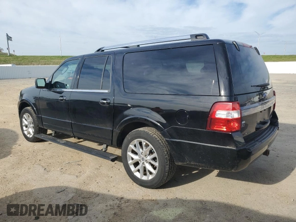 2017 Ford Expedition Max Limited z VIN 1FMJK2AT5HEA75855, wystawiony jako Copart lot #55259255 z przebiegiem 131 620 mil mil oraz Czysty tytuł • Clean title. Historia ofert i sprzedaży dostępna na DreamBid. Obrazek 2.