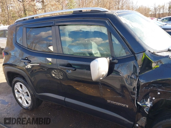 2018 Jeep Renegade Limited with VIN ZACCJBDB3JPH01905, listed as a IAAI auction lot 40900045 with 50,236 mi miles and . Bid and sale history available at DreamBid. Image 13.