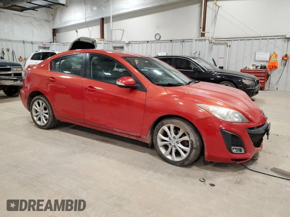 2010 Mazda 3 S Sport with VIN JM1BL1S53A1221344, listed as a Copart auction lot 50987055 with 185,336 mi miles and Non Repairable. Bid and sale history available at DreamBid. Image 4.