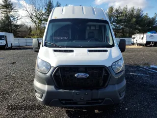 2021 Ford Transit Cargo with VIN 1FTBR1X81MKA08425, listed as a Copart auction lot 46747235 with 84,318 mi miles and Salvage Title. Bid and sale history available at DreamBid. Image 9.