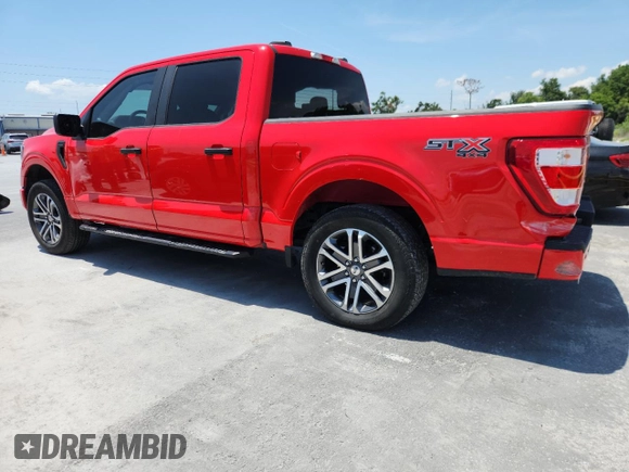 2023 Ford F-150 XL with VIN 1FTEW1EP9PKE23979, listed as a Copart auction lot 57649475 with 35,240 mi miles and Non repairable. Bid and sale history available at DreamBid. Image 2.