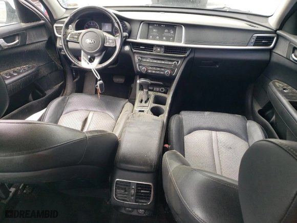 2019 Kia Optima EX with VIN 5XXGU4L19KG298967, listed as a Copart auction lot 48338505 with 115,668 mi miles and Salvage Title. Bid and sale history available at carsss.com. Image 8.