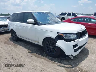 2017 Land Rover Range Rover HSE with VIN SALGS2FV8HA356315, listed as a IAAI auction lot 42587516 with 94,639 mi miles and . Bid and sale history available at DreamBid. Image 1.