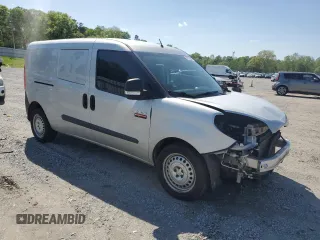 2019 Ram ProMaster City Cargo Tradesman with VIN ZFBHRFAB0K6M88090, listed as a Copart auction lot 52197545 with 101,069 mi miles and Salvage Title. Bid and sale history available at carsss.com. Image 4.
