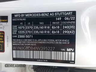 2022 Mercedes-Benz GLC 300 z VIN W1N0G8DB4NV395227, wystawiony jako IAAI lot #42214509 z przebiegiem 14 886 mil mil oraz . Historia ofert i sprzedaży dostępna na DreamBid. Obrazek 9.