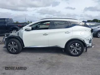 2023 Nissan Murano SV with VIN 5N1AZ2BJ7PC111015, listed as a IAAI auction lot 41630173 with 22,267 mi miles. Bid and sale history available at carsss.com. Image 14.