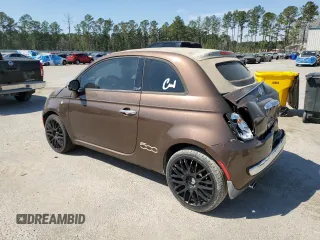 2012 FIAT 500 Pop with VIN 3C3CFFDR6CT108755, listed as a Copart auction lot 48676345 with 122,996 mi miles and Salvage Title. Bid and sale history available at carsss.com. Image 2.
