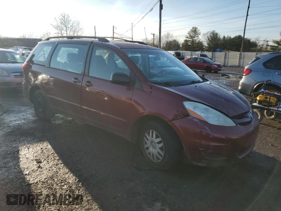 2008 Toyota Sienna with VIN 5TDZK23C68S214020, listed as a Copart auction lot 43402205 with Not Provided miles and Salvage Title. Bid and sale history available at DreamBid. Image 4.