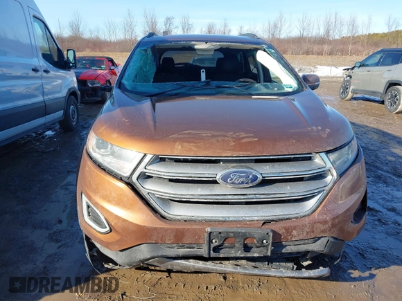 2017 Ford Edge SEL with VIN 2FMPK4J88HBB50397, listed as a IAAI auction lot 41748770 with 95,300 mi miles. Bid and sale history available at carsss.com. Image 13.
