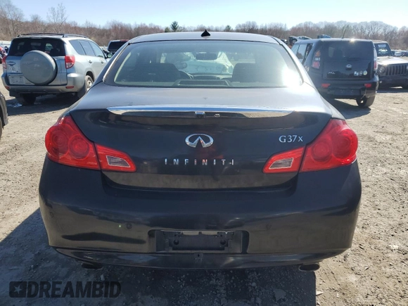 2013 Infiniti G37 x with VIN JN1CV6AR4DM753899, listed as a Copart auction lot 52351725 with Not Provided miles and Clean Title. Bid and sale history available at DreamBid. Image 6.
