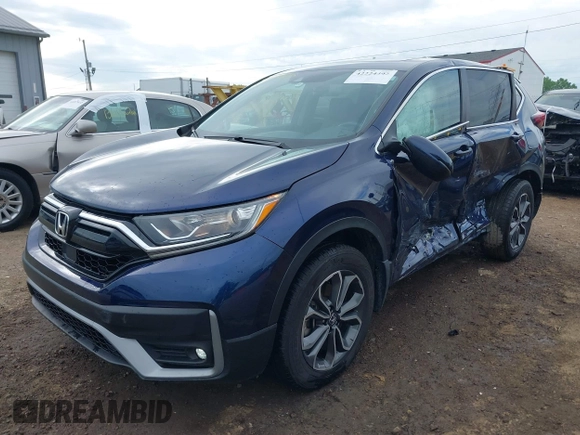 2022 Honda CR-V EX-L with VIN 2HKRW2H89NH651794, listed as a IAAI auction lot 42224492 with 56,996 mi miles and . Bid and sale history available at DreamBid. Image 6.