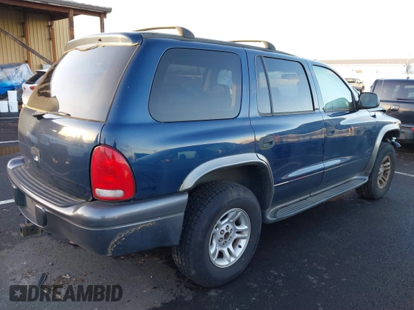 2002 Dodge Durango Sport with VIN 1B4HS38N62F206645, listed as a IAAI auction lot 41216499 with 149,694 mi miles. Bid and sale history available at carsss.com. Image 4.