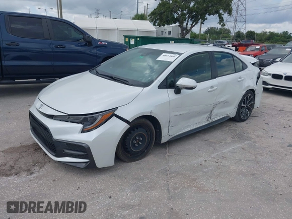 2022 Toyota Corolla SE with VIN JTDS4MCE1N3507216, listed as a IAAI auction lot 40074846 with 68,809 mi miles. Bid and sale history available at carsss.com. Image 22.