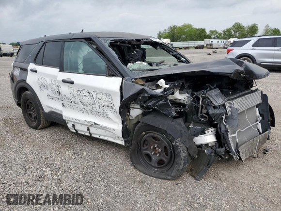 2022 Ford Explorer with VIN 1FM5K8AC2NGA43062, listed as a Copart auction lot 53812615 with Not provided miles and Salvage title. Bid and sale history available at DreamBid. Image 4.